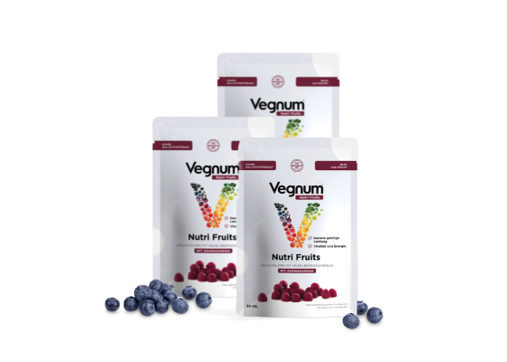 Vegnum Nutri Fruits mit Blaubeergeschmack (Ashwagandha) 90St.