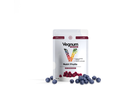 Vegnum Nutri Fruits mit Blaubeergeschmack (Ashwagandha) 30St.